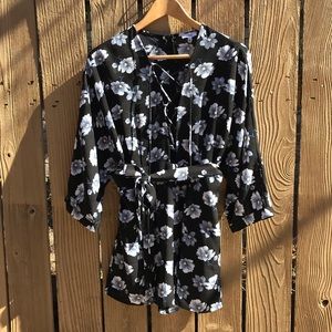 Lucca Floral Print Romper